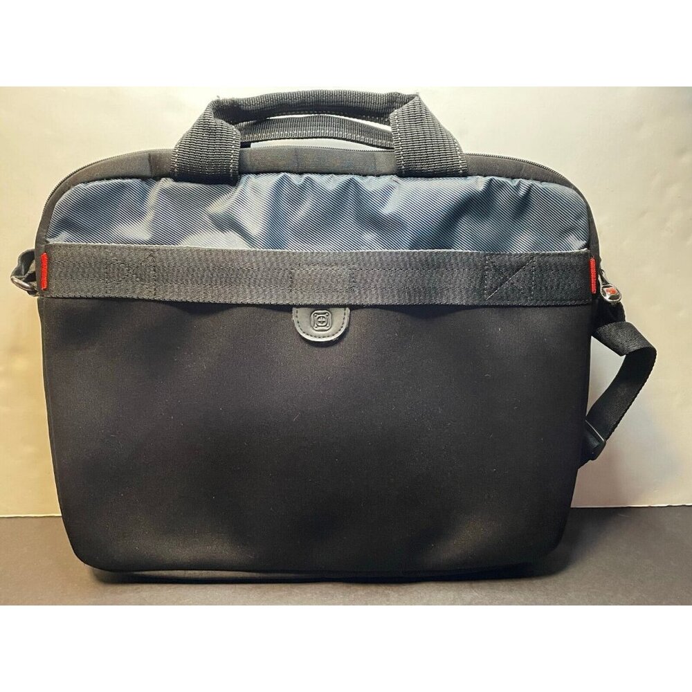 Swiss Gear The Angle padded laptop bag briefcase shoulder strap 16" x 13" black - Picture 2 of 10